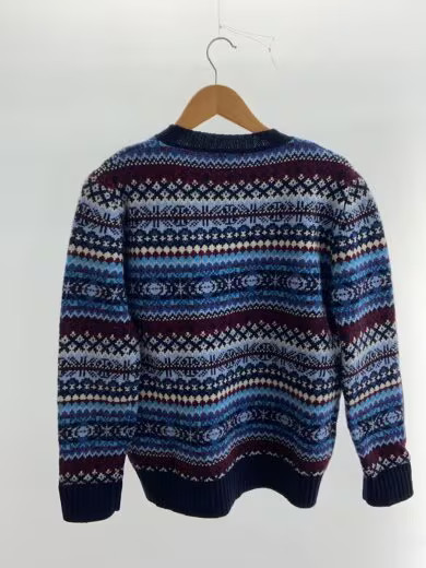PRADA 2022 Autumn/Winter Nordic Print Sweater/ Thick Wool Knit Sweater/ Size 44/ thumbnail 2