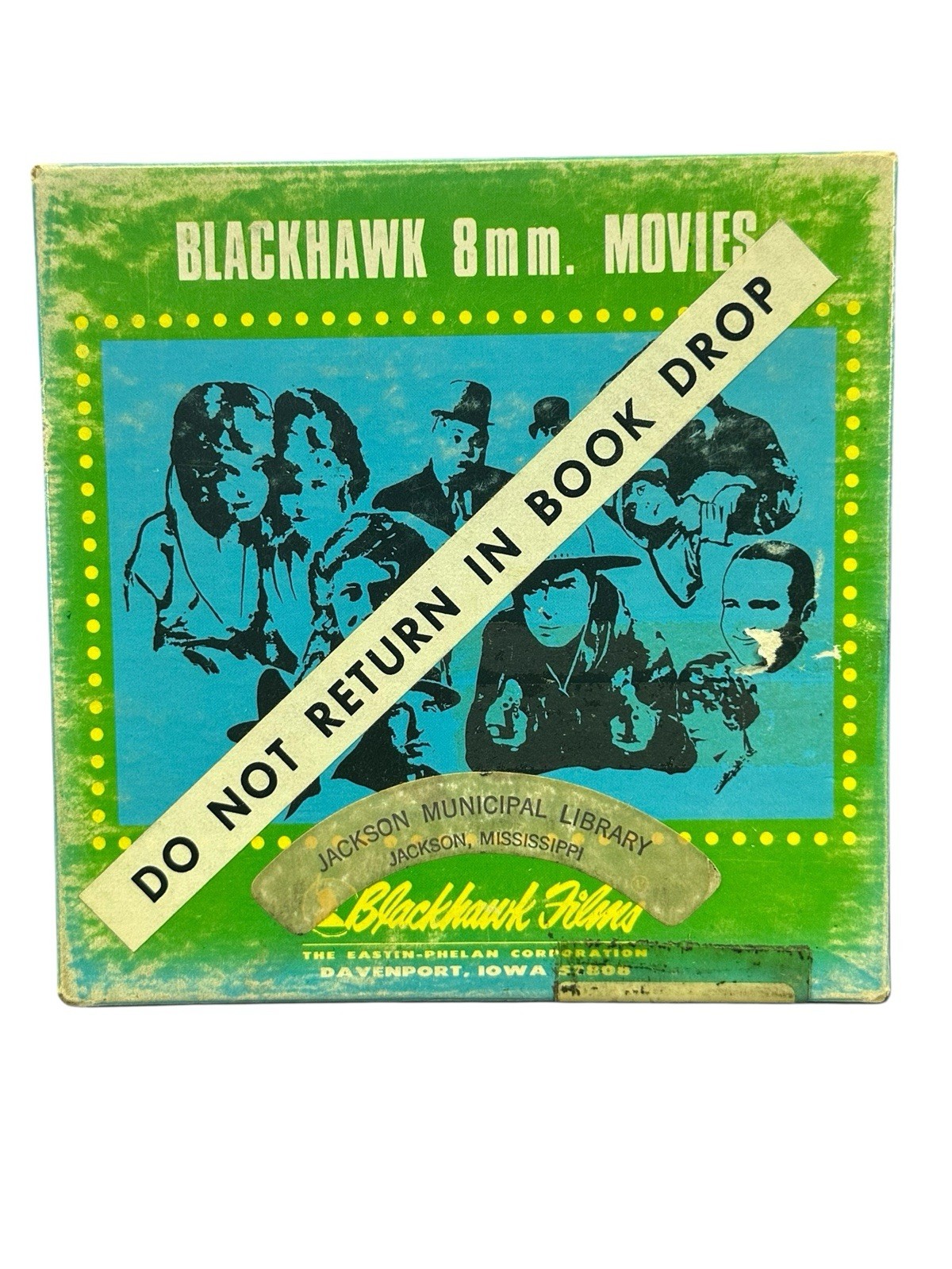 Local Color Blackhawk Films 8mm Vintage Film Reel. Jackson Ms Municipal Library.