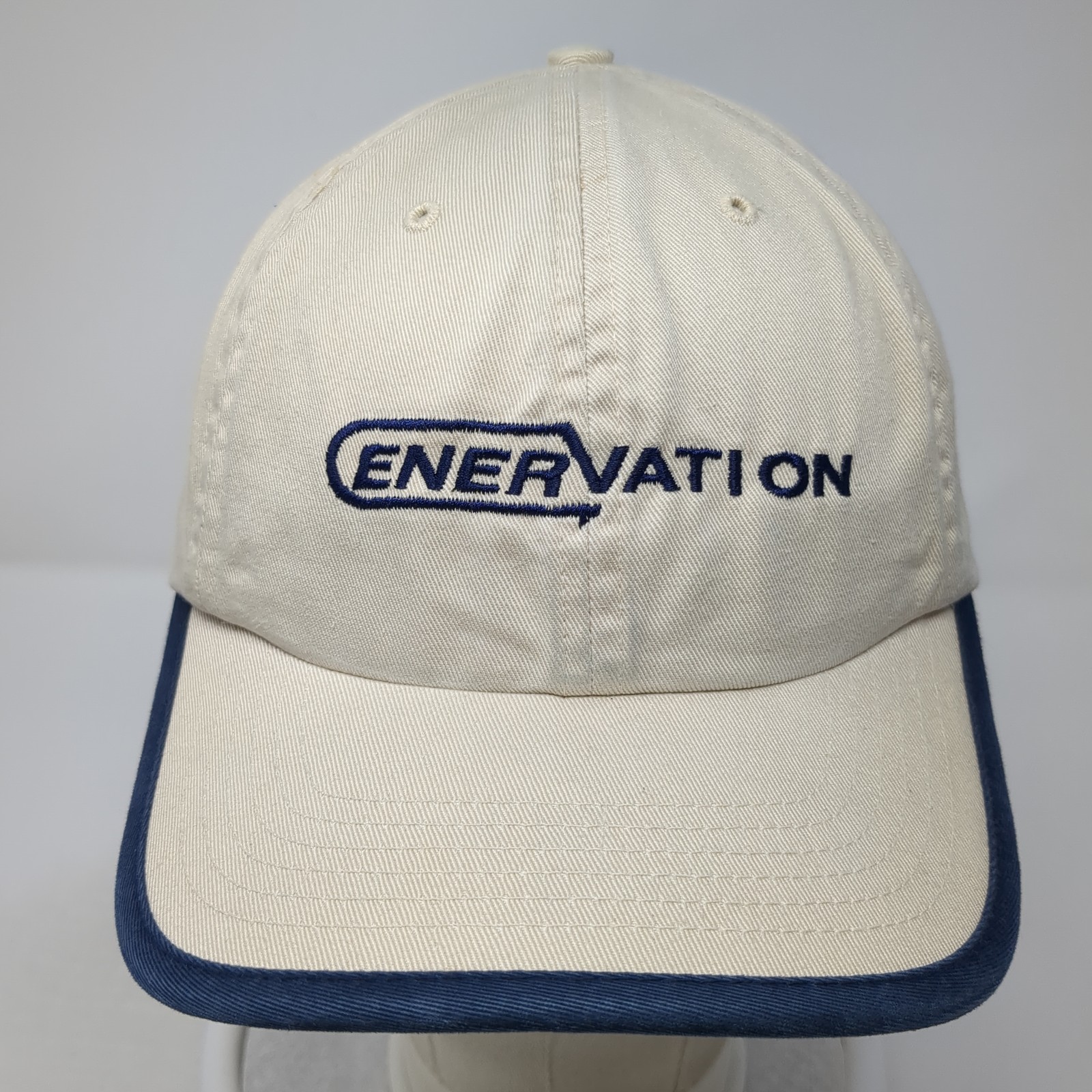 Enervation Slideback Hat Solid Beige One Size Emb… - image 2