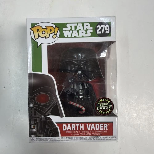 Funko Pop Star Wars Darth Vader #279 Holiday Candy Cane Glow Chase