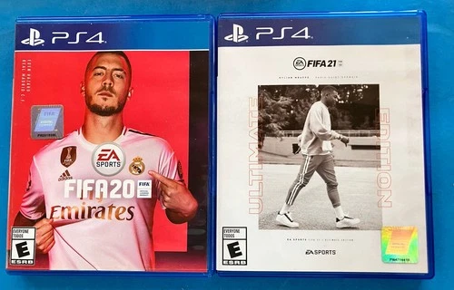 FIFA 21 Ultimate Edition + FIFA 20 for PS4 PlayStation 4 - Ships Free