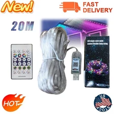 20M 40M Smart Rainbow LED Permanent Outdoor Lights USB Bluetooth APP Control Kit