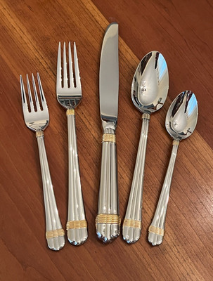 Towle Georgian House AMANTE GOLD 18/8 Korea  NEW Stainless Flatware - Choice