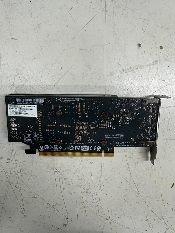 NVIDIA QUADRO RTX A1000 8GB Low-Profile 4x Mini DisplayPort connections HP OEM - Image 2 of 4