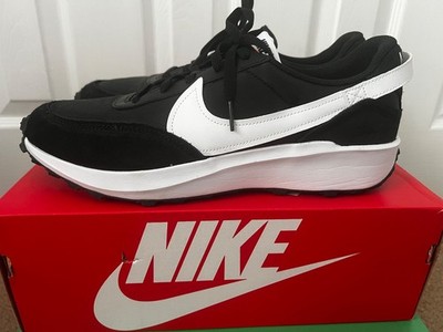 Size 12 - Nike Waffle Debut Black White