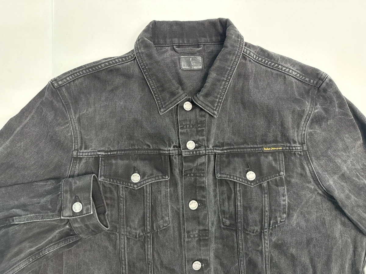 Nudie Black Denim Coats, Jackets & Vests for Men for Sale | Shop