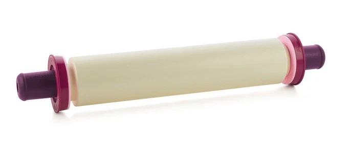 NEU/OVP Tupperware Profi Teigrolle Nudelholz mit Abstandshaltern - Bild 4 von 4