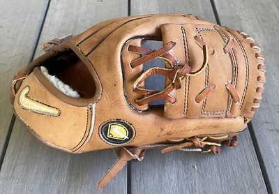 Rare Nike Pro Gold 1125 Baseball Infielders Glove 11.25 Inches RHT Dri Fit