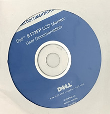 Dell E173FP Flat Panel LCD Monitor Drivers  User Documentation CD-ROM 2004 