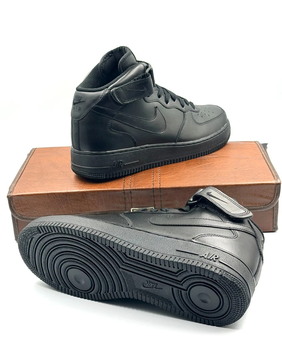 Las mejores ofertas en Nike Air Force 1 Mid '07 Triple Black | eBay