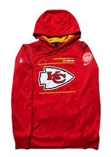 Nike Kansas City Chiefs Sideline Hoodie Sweatshirt. Mens M. Red. NFL. Mahomes.