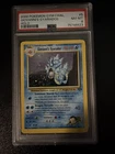 Pokemon Card Giovanni's Gyarados Gym Challenge PSA 8