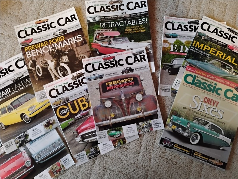 Hemmings Classic Car Magazine 9 issues