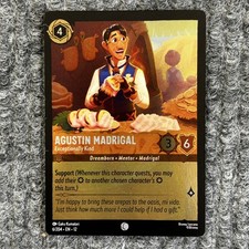 Disney Lorcana Wilds Unknown Agustin Madrigal 6/204 Common Foil