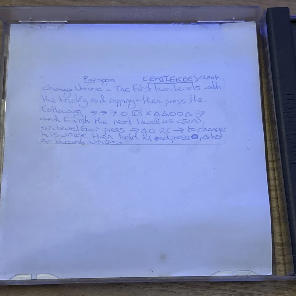 Parappa the Rapper (Sony PlayStation 1) Tested, Original Case - Very Rare! - Image 4 of 4