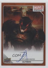 2023 Marvel Platinum Orange Rainbow Artist 28/35 Ultron Andre Meister Auto 0kr0