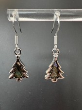 Abalone  Ohrringe Ohrhänger  Weihnachtsbaum Gesamtlänge: ca. 34 mm