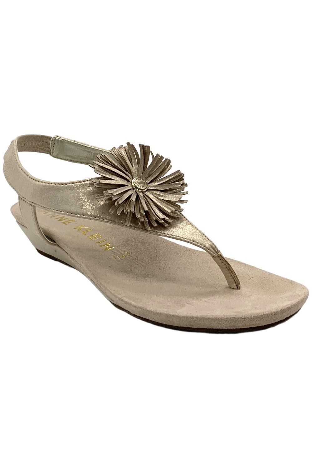 Anne Klein Womens Isotta Wedge Sandals Blush 5790₽