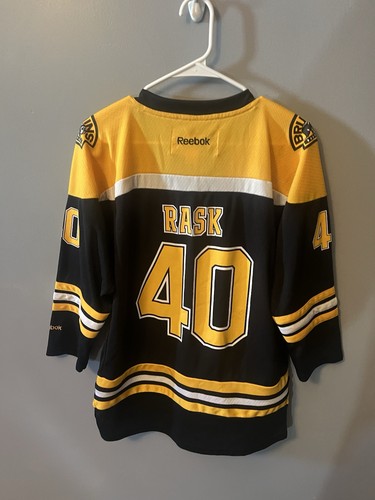 VTG 2021 Tukka Rask Boston Bruins Reebok Youth L/XL Jersey - Picture 2 of 5