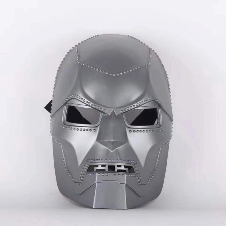 Movie Doctor Doom Cosplay Full Face Mask Resin Helmet Adult Halloween Party Prop - Image 2 of 4