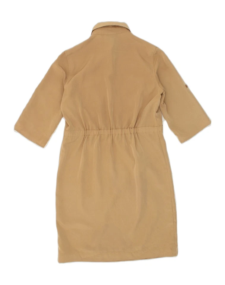 Vestido camisero pulóver para mujer MOSSIMO UK 6 XS beige algodón DG10 Foto 2 de 3