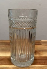 Libbey Radiant Clear Tumbler 15 oz Vintage Iced Tea Glass Mid Century Modern