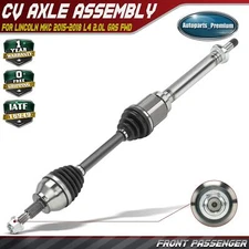 Front Right Passenger CV Axle Assembly for Lincoln MKC 2015-2018	L4 2.0L Gas FWD