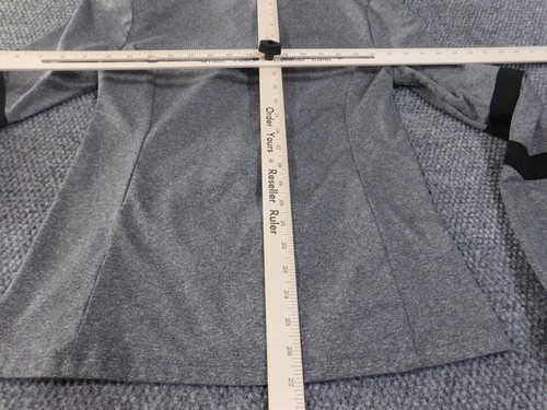 Victoria Secret Pink Sweatshirt medium gray 1/4 zip stretch performance - Picture 8 of 9