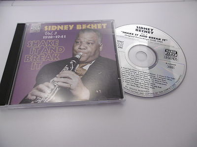 SIDNEY BECHET VOL 3 1938-1941 SHAKE IT AND BREAK IT CD ALBUM 20 TRACKS JAZZ