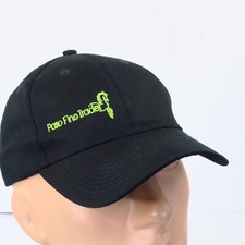Paso Fino Trader Black Bright Green Horse Logo Strapback Hat Equestrian Showing