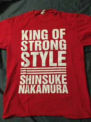 Njpw Shinsuke Nakamura King Of Strong Style T Shirt Size Medium Ebay Njpw Shinsuke Nakamura King Of Strong Style T Shirt Size Medium Ebay