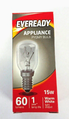 Eveready 15w Fridge / Appliance / Sewing Machine Pygmy Light Bulb SES E14 240v - 第 1/3 張圖片