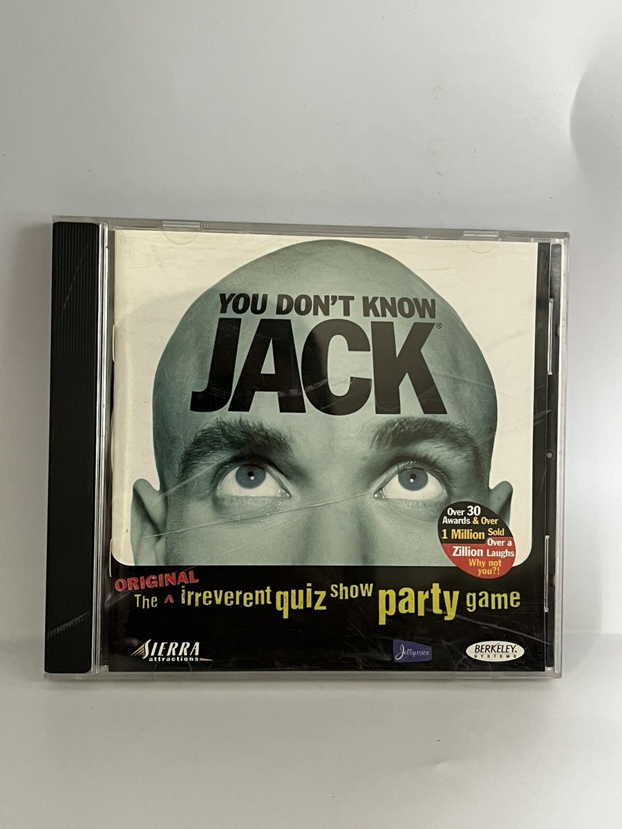 You Don't Know Jack PC Game Mac CD-ROM VTG 90s Trivia Party Quiz