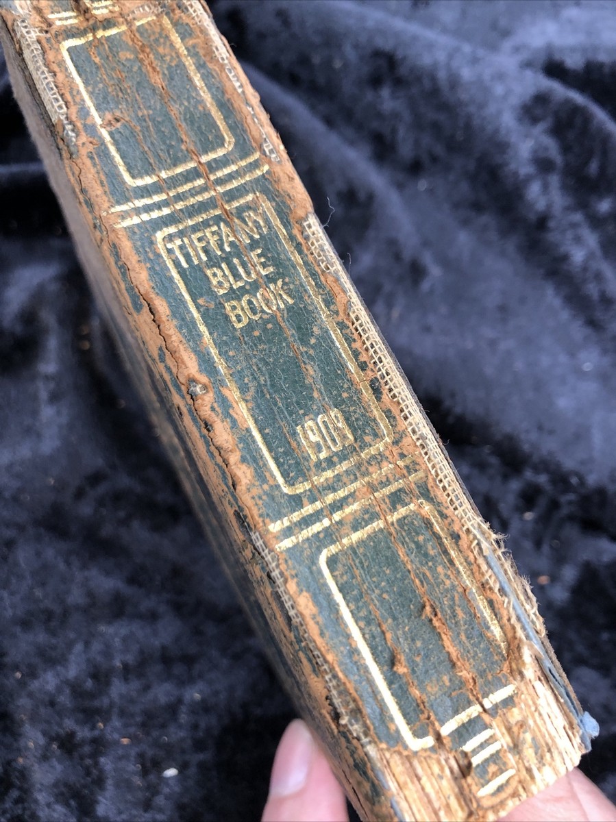 ティファニーブルー。2点 Antique Tiffany & Co. Blue Book 1909 Volume XVI, Second