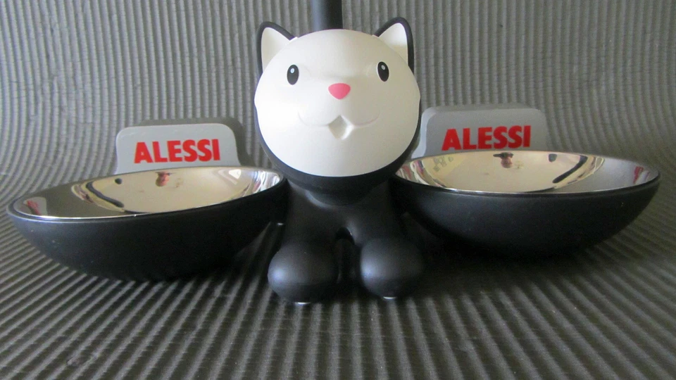 Alessi Tigrito MMI09, Schwarz, Fress-, Trink-, Napf für Katzen von Miriam Mirri! - Bild 3 von 4