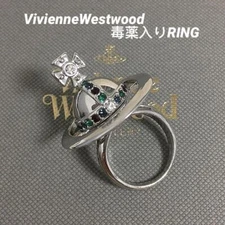 Vivienne Westwood Poisoned Ring Size 6 M Size Silver NO BOX [E35016