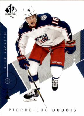 2018-19 SP Authentic  #47 Pierre-Luc Dubois - Columbus Blue Jackets
