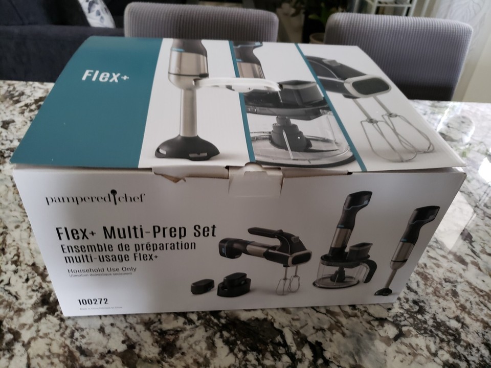 Pampered Chef Flex - Multi - Prep Set Cordless Mixer Tools - Pick up ...