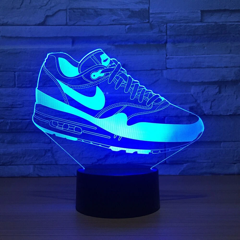 New 3D Nike Max trainer Sneaker Colour Changing Night Light Desk | eBay