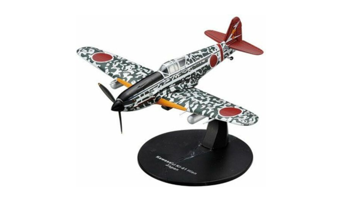 Kawasaki Ki-61 Hien Japanese Fighter Aircraft World War II Model ToyDiecast 1:72