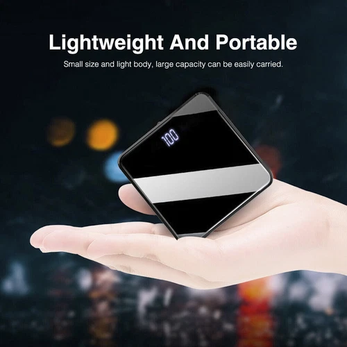 2USB Power Bank 1000000mah Portable External Battery Backup Charger Fast Charge