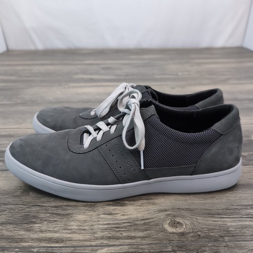 Rockport Men's Size 14 Jarvis Ubal Oxford Shoes Magnet NBK EUC Gray Lace Up - Picture 4 of 11