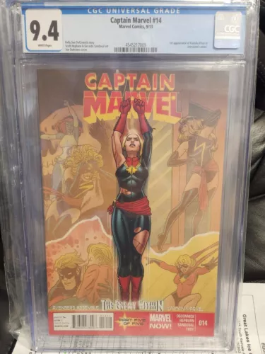 CAPTAIN MARVEL #14  (MARVEL COMICS, 2013)  CGC 9.4