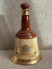 Bells Scotch Whisky -  Bell Shaped Bottle By Wade 26.5 Fl Oz - Vintage- Home Bar