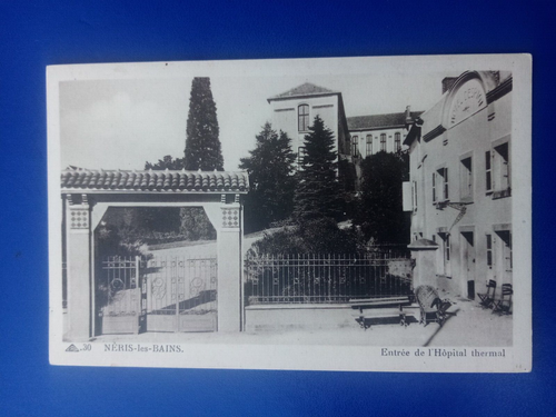 Bourbon-l'Archambault - L'Etablissement Thermal - La Buvette - Carte