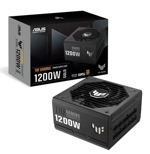 ASUS TUF-GAMING-1200G 1200W 80 Plus Gold Fully Modular PSU, Japanese Capacitors.