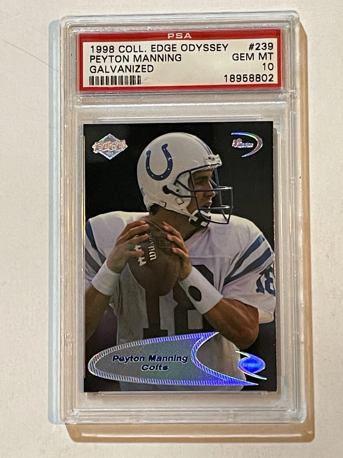 Peyton Manning Collector's Edge Odyssey #239 Galvanized