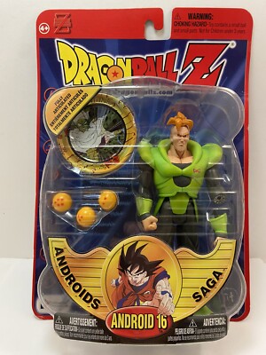 ANDROID 16 Dragon Ball Z ANDROIDS SAGA 2001 Irwin Toys Action figure * NEW