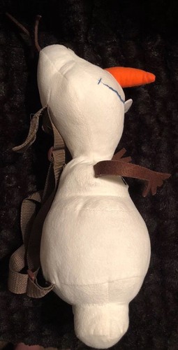 Disney Frozen OLAF Plush backpack 17”adjustable straps Small Zipper Pocket NWOT - 第 9/12 張圖片