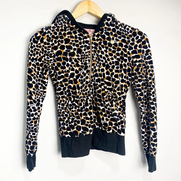 Juicy couture top leopard jacket